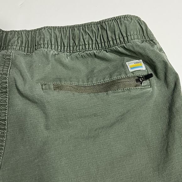 Vuori Ripstop Pants Women's Size Medium Green Stretch Cotton Hiking Travel0 - Picture 7 of 10